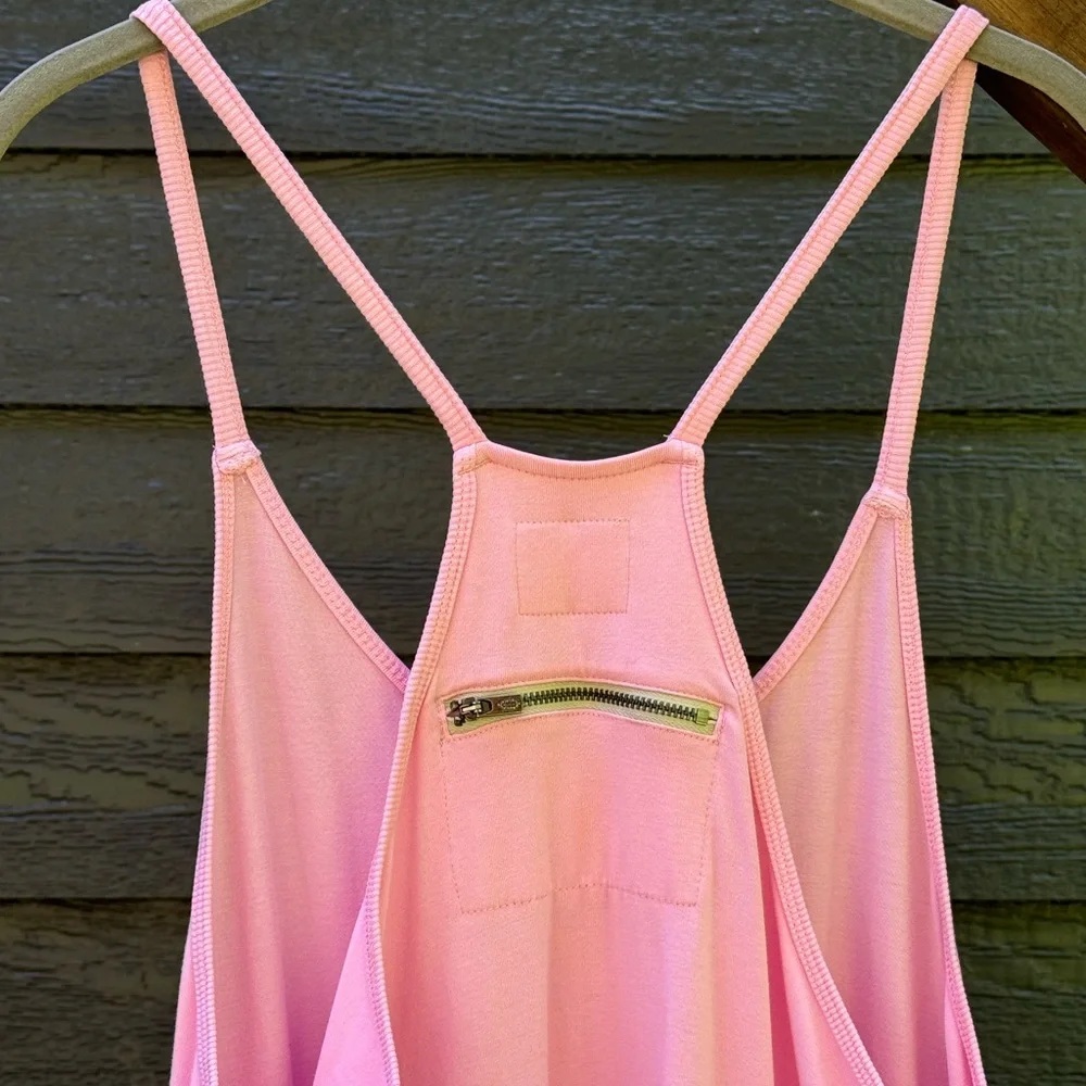 FREE PEOPLE Movement Hot Shot Onesie Prism Pink NWOT - Picture 10 of 11
